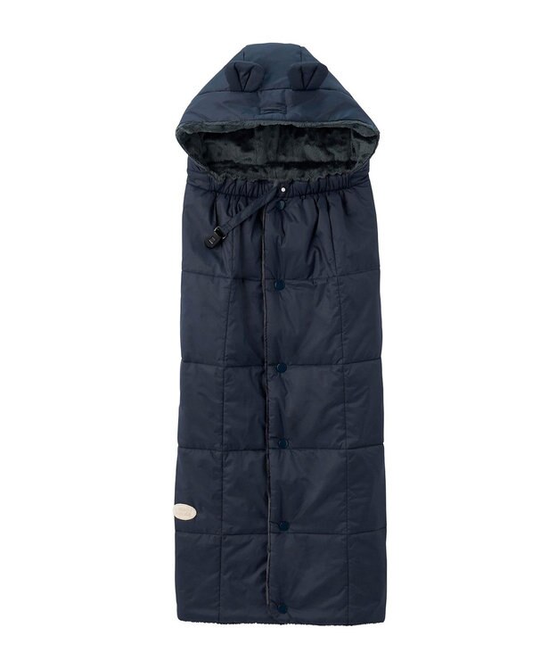 MIKI HOUSE HOT BISCUITS 【ミキハウス】 キャリーケープ 紺