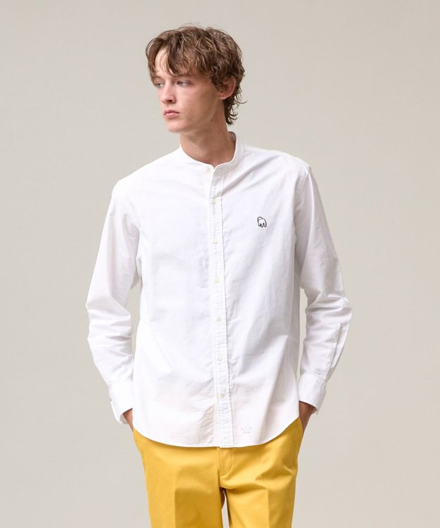 J.PRESS MEN このさりげなさが大人気【IVY COLLECTION】【UNISEX】バックブルオックスガーメントダイ シャツ ホワイト系