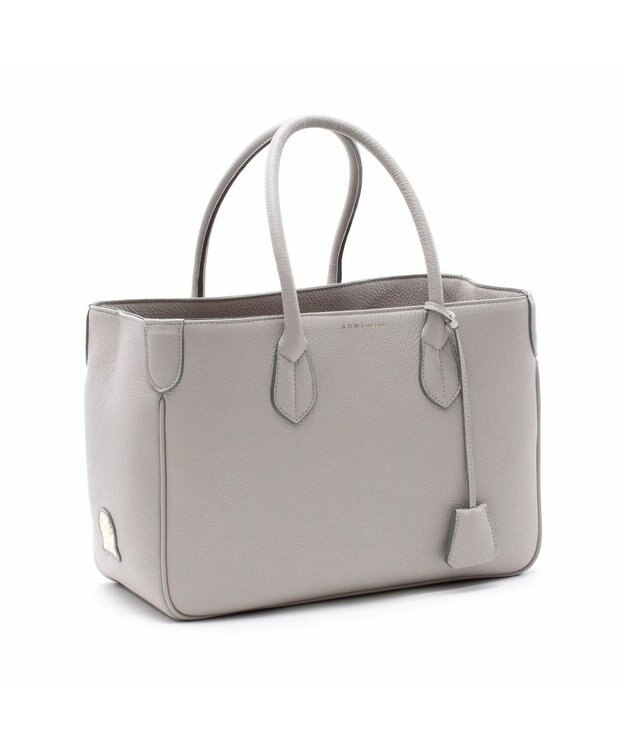 A.D.M.J. 【牛革】トートバッグ 32cm　（Dカンなし） シロガネ