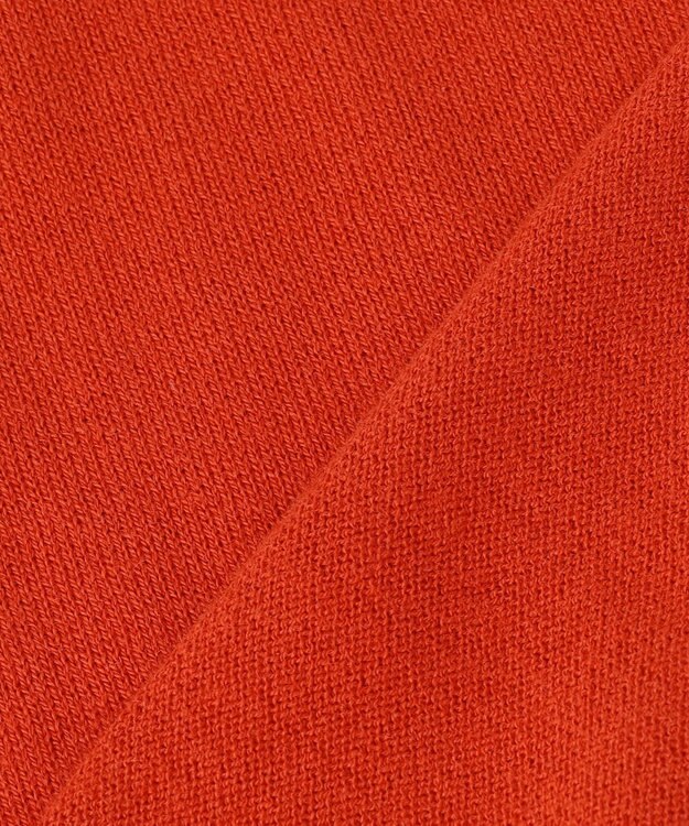 J.PRESS LADIES Cotton Wool ボートネック ニット オレンジ系