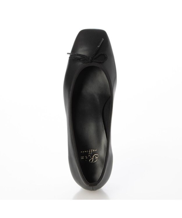 Riz raffinee <Riz raffinee>【WEB限定】スクエアトゥリボンパンプス ブラック