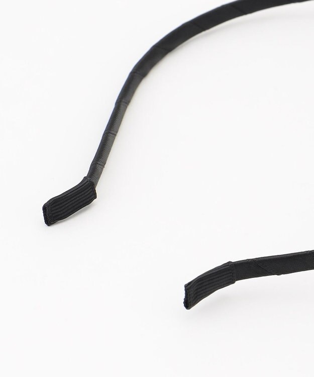 ANY KIDS リボン×ビジューカチューシャ ラベンダー