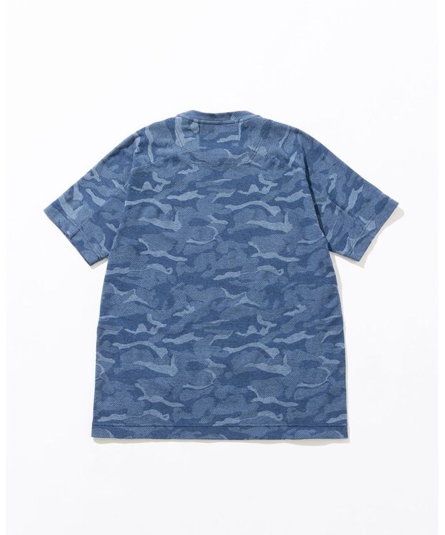 JOSEPH ABBOUD MOUNTAIN 【吸水速乾・男女兼用】カモフラジャガードTシャツ ブルー系7