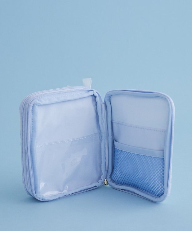 Maison de FLEUR リボンプリントマルチケース Light Blue