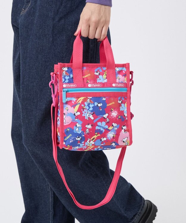 LeSportsac MINI N/S TOTE/ピーナッツプレイタイム ピーナッツプレイタイム