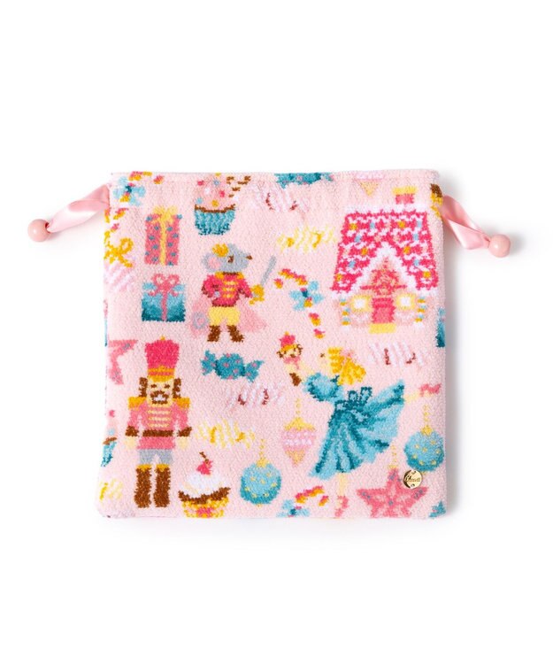 Chacott チャコットナッツクラッカー巾着 ロイヤルピンク