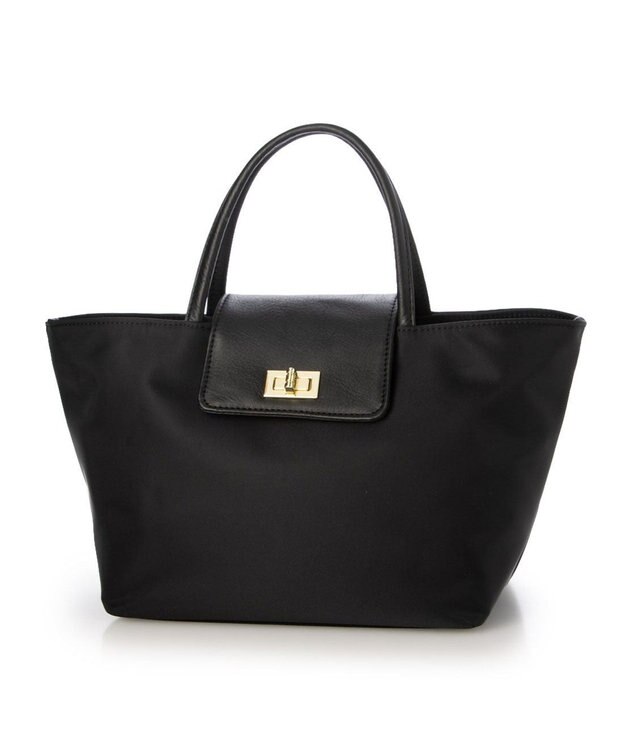 UNBILLION VERYコラボ ペルケ perche / ミニ牛革フラップナイロントートバック VERYコラボ ペルケ perche / ミニ牛革フラップナイロントートバック