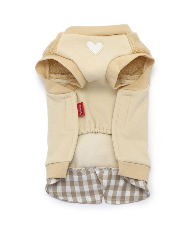 PET PARADISE スヌーピー 脇開きトレーナー 《ベージュ》 小型犬 ベージュ