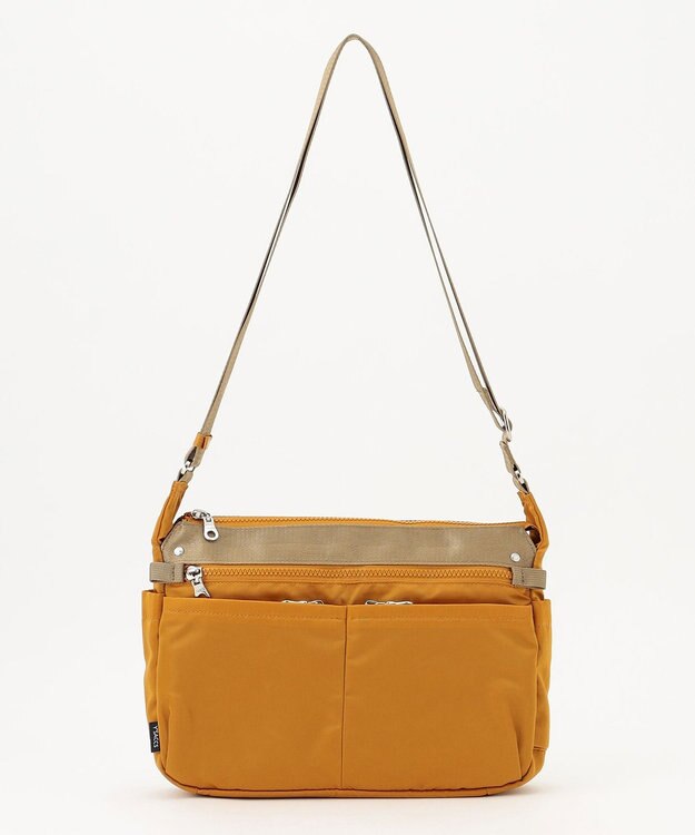 Y'SACCS テープデザイン　トラベルショルダーバッグ マスタード