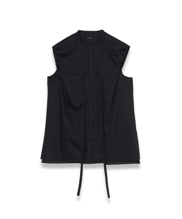 JOSEPH 【WEB&OUTLET限定・洗える】ライトポプリン　ブラウス Black