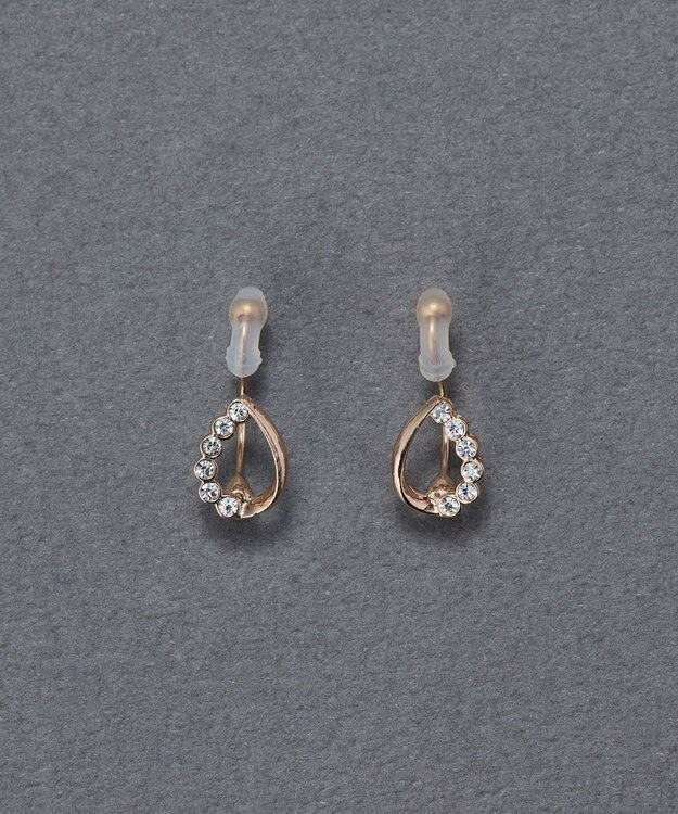 Phoebe 【痛くないシリーズ】【金属アレルギー対応】メテオドロップライトフィットイヤリング　シャンパンゴールド シャンパンゴールド