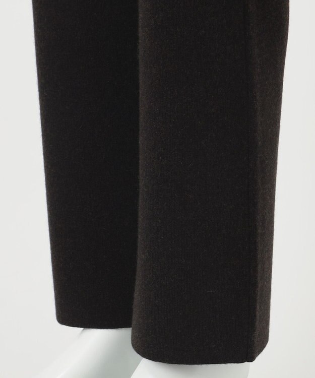 23区 S 【R(アール)】カシミヤブレンド ニットパンツ ダークブラウン系