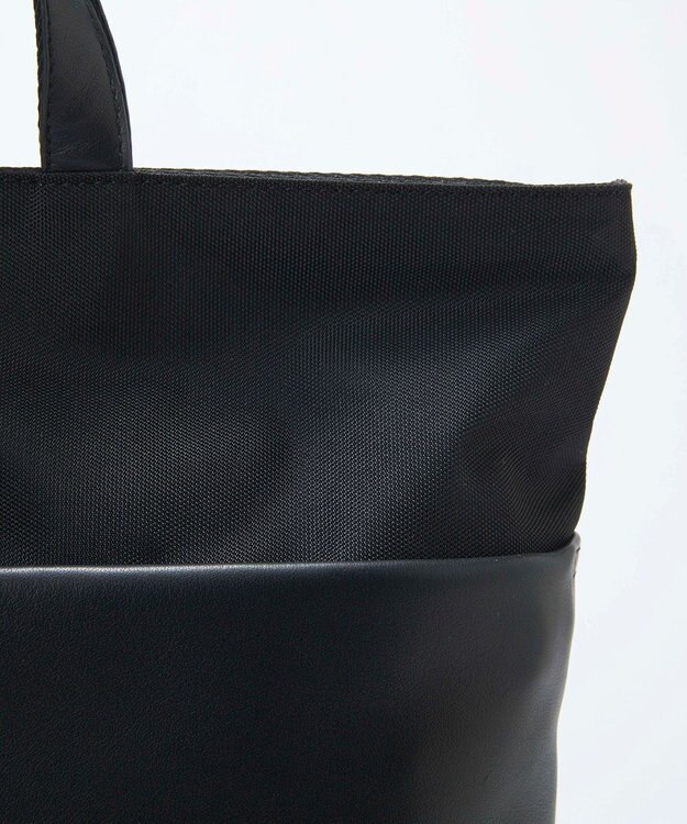 TOPKAPI 【Breath TOPKAPI】LINEA リネア レザーコンビ リュック バックパック　A4 / 軽量 ブラック