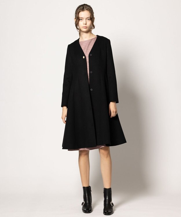 TOCCA 【消臭】PEARL ROCK ロングコート ブラック系