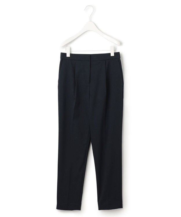 ICB 【洗える】37.5TRストレッチ テーパードパンツ ネイビー系