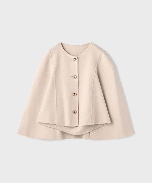 GRACE CONTINENTAL リバーケープジャケット ベージュ