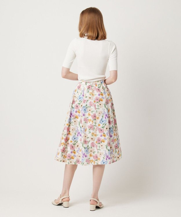 TOCCA 【大人百花掲載】【消臭・洗える！】BOTANOCAL GARDEN PARTY スカート ホワイト系5