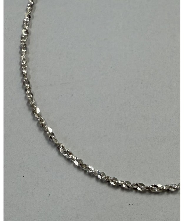 yoaa シルバー925 シンプルチェーンネックレス シルバー925