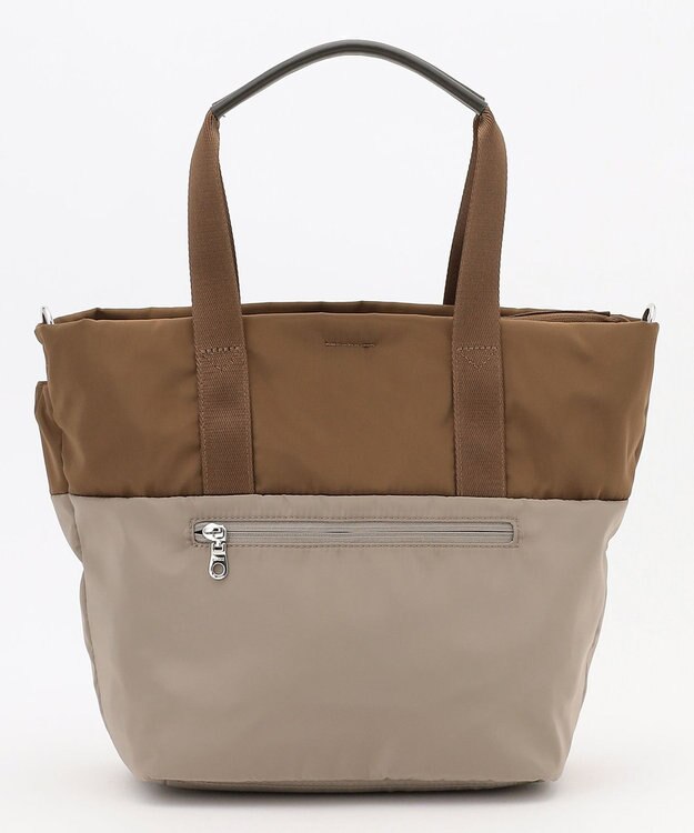 Y'SACCS ドローストリング コンビカラー2WAYトート チョコ