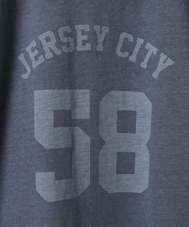 AMERICAN HOLIC ピグメント加工フットボールＴシャツ Navy