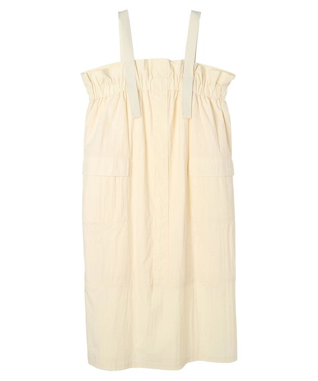 Green Parks ■ＥＳＣＡＲ　ミリタリージャンパースカート Ivory