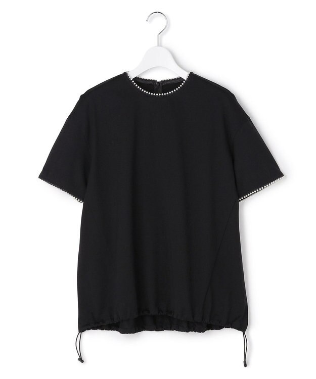 23区 L 【R(アール)】プレミアムコットンジャージー ドロスト カットソー ホワイト系