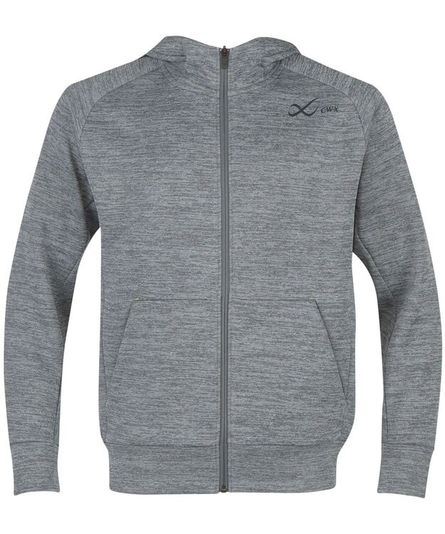 CW-X 【UNISEX】  CW-X 【ユニセックス】アウタートップス ニット素材 ボトムス（DHY249）とペア ボトムス（DHO249）とペア スウエットパーカー DWR589 /ワコール グレー