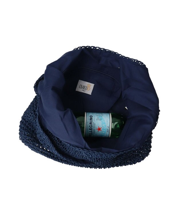 INTER-CHAUSSURES 【CIVICO 93】雑材トートバッグ ブルー雑材