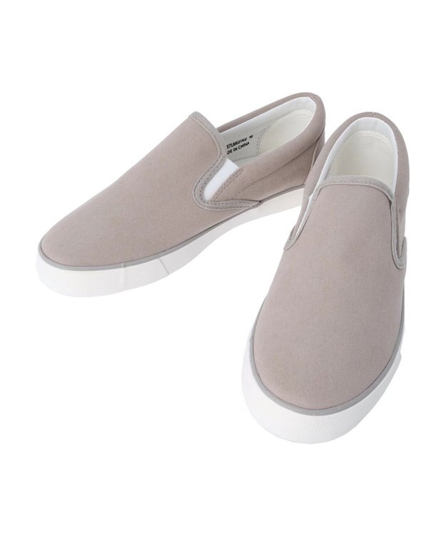 AMERICAN HOLIC 【整履き】スェードスリッポン Gray Beige