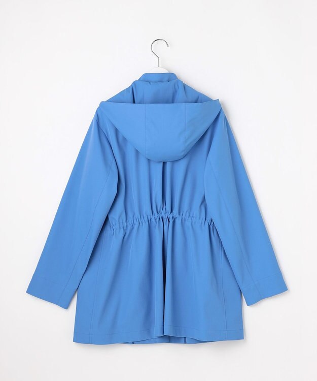 J.PRESS LADIES L 【2way】ドライツイルストレッチ フーデット アウター ブルー系