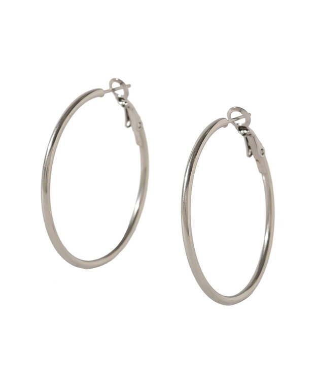 YECCA VECCA ステンレスフープピアス Silver
