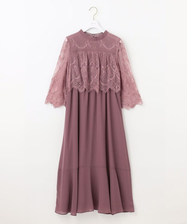 【洗える】レーシーケープ ドレス / any SiS | ファッション通販 