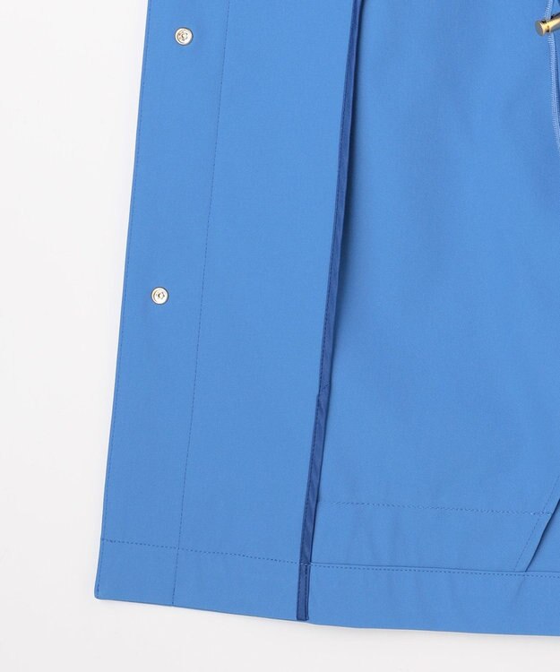 J.PRESS LADIES L 【2way】ドライツイルストレッチ フーデット アウター ブルー系