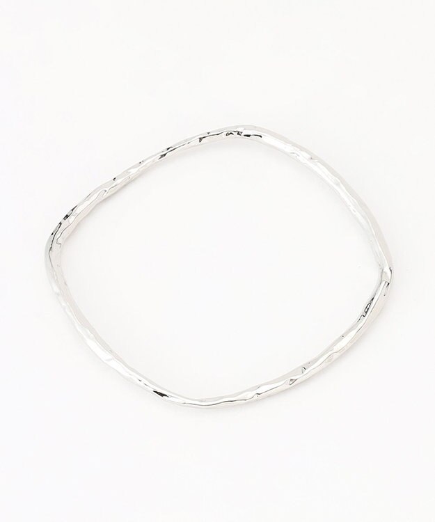 自由区 フレームスクエア バングル シルバー系