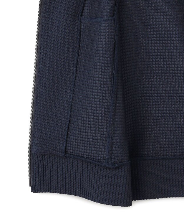 JOSEPH HOMME 新色追加【オリジナル素材/シワになりにくい】ライトタックジャージー ジップアップパーカー ネイビー系