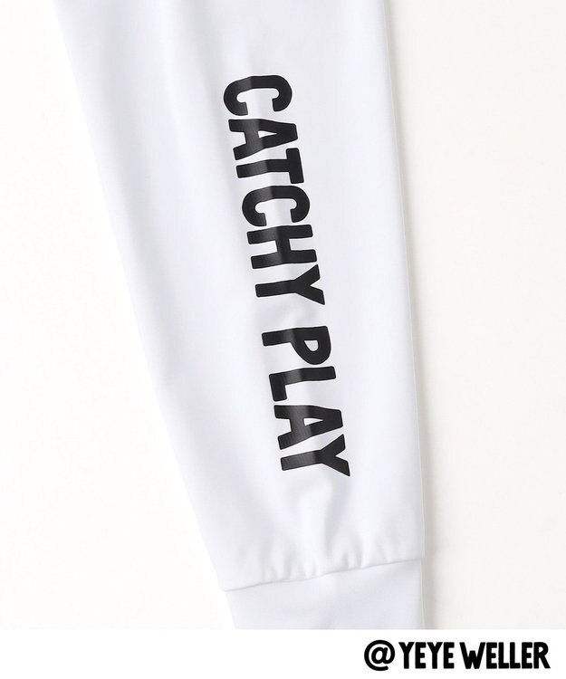 PW CIRCULUS 【UNISEX】【コラボアイテム】Yeyeコラボ ロングスリーブモックネックT ゴルフ ホワイト系