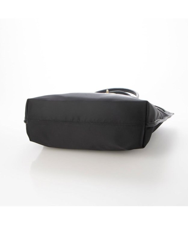 UNBILLION 【テレビ ドラマ着用アイテム】ペルケ perche / ナイロン牛革ヒネリ金具トートバッグ ブラック