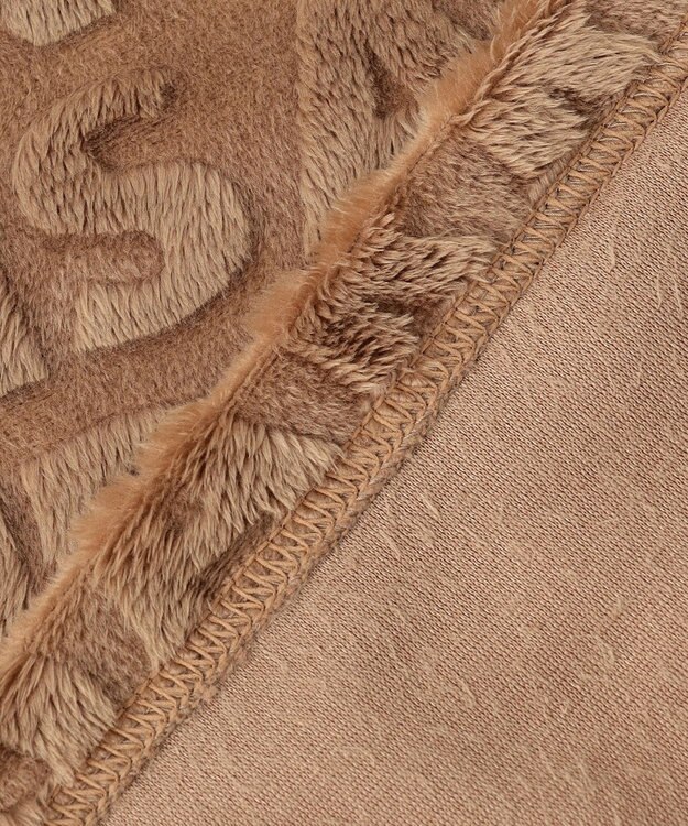 23区GOLF 【WOMEN】フェイクファーロゴモックネック ベージュ系