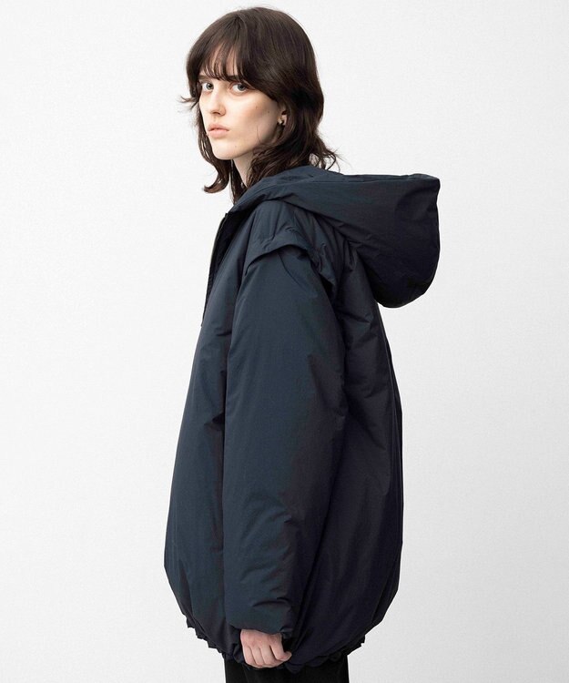 NAVE 【Nave】ナイロンタフタ ダウンコート ブラック系