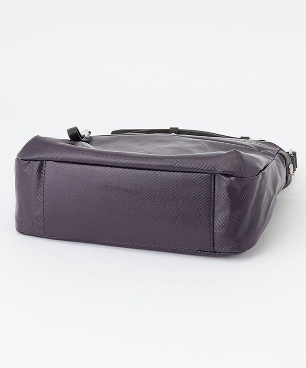 LA BAGAGERIE コーティングキャンバス ミニショルダーバッグ パープル