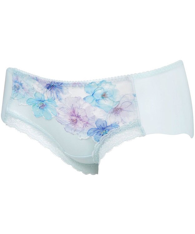 WACOAL ボーイレングス ショーツ 【夏めくブラ】 BRB465とペア はきこみ丈あさめ 吸汗速乾性(身生地) レディース PRA665 /ワコール サックス