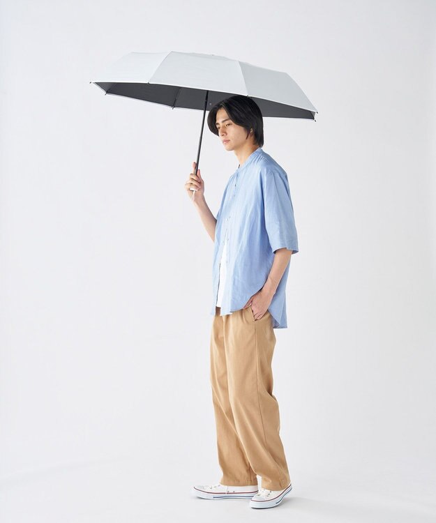 MOONBAT 【世界初の放射冷却素材】REIKYAKUパラソル ラディクール 折りたたみ傘 60㎝ 晴雨兼用 日傘 遮光100％ UV100％ 遮熱 ホワイト