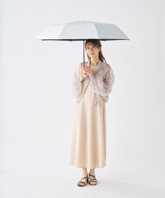 MOONBAT 【世界初の放射冷却素材】REIKYAKUパラソル ラディクール 折りたたみ傘 60㎝ 晴雨兼用 日傘 遮光100％ UV100％ 遮熱 ホワイト