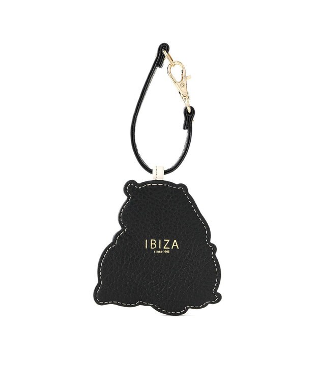 IBIZA アニマーダ　牛革　チャーム（パンダ） 黒