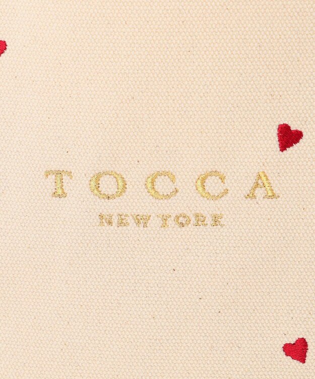 TOCCA 【chayさん着用】【WEB＆一部店舗限定・A4サイズ対応】LUCKY TWINKLE CANVASTOTE キャンバストートバッグ レッド系