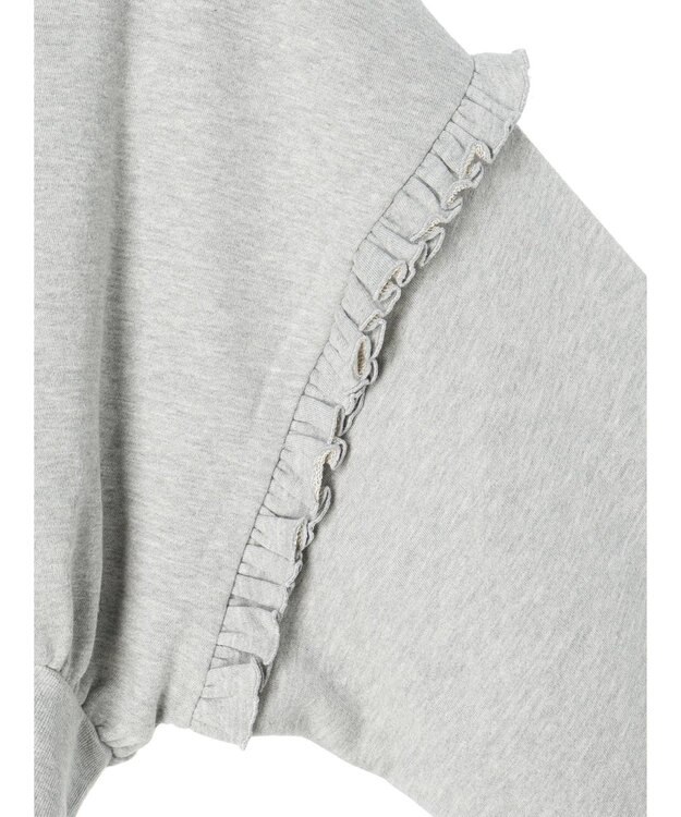 Green Parks ・Ｐｅｔｉｔ　Ｆｌｅｕｒ　ボリュームスリーブスウェット Gray Mixture