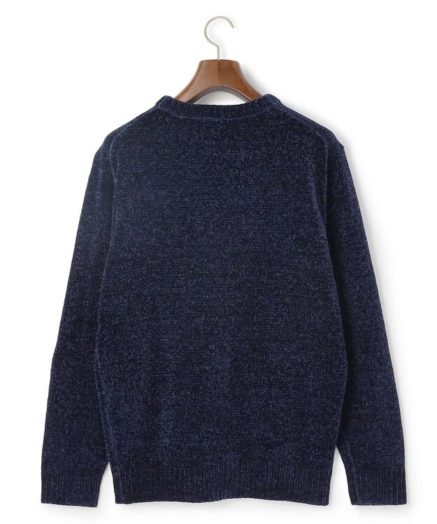 J.PRESS MEN 【WEB・一部店舗限定】モールクルーネック ニット ネイビー系