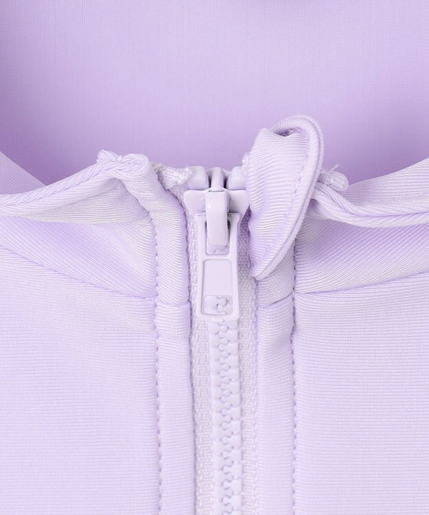 ANY KIDS 裾フリル　ラッシュガード ラベンダー