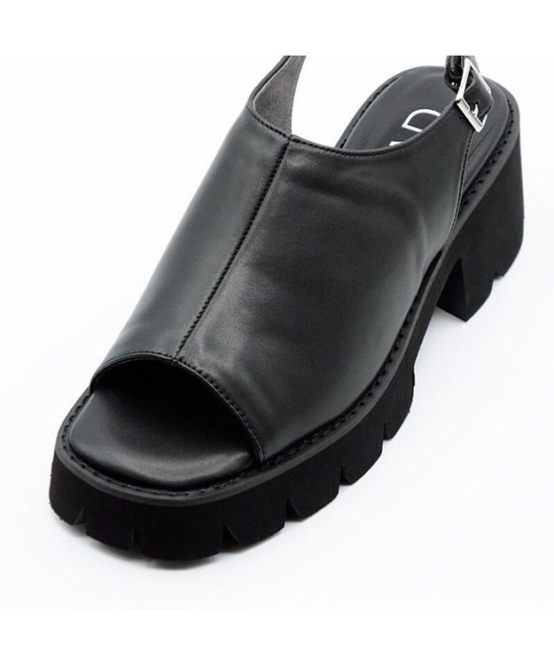 APOM プラットフォームカバーサンダル ブラック