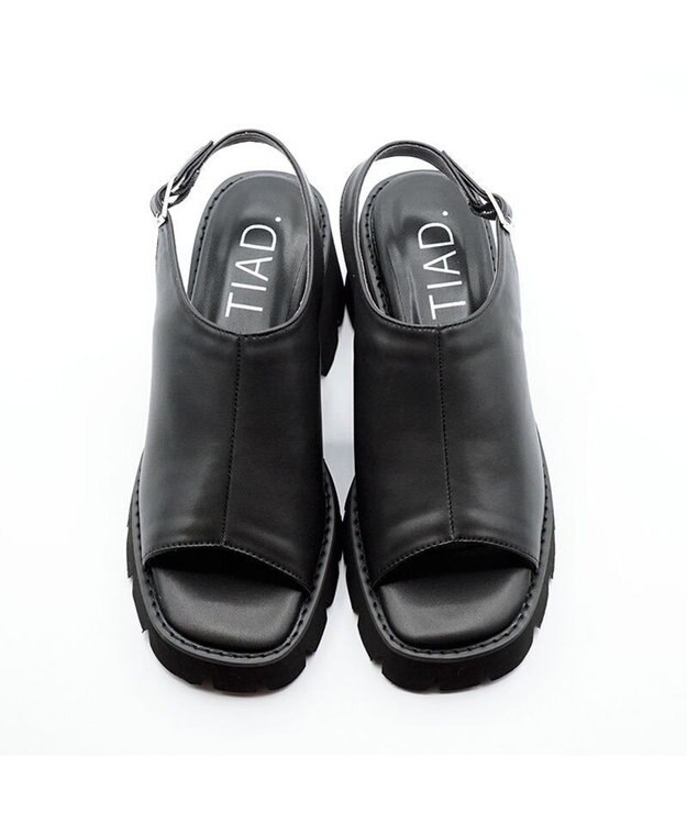 APOM プラットフォームカバーサンダル ブラック